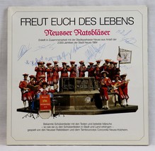 Neuesser Rasblser Signed Freut Euch Des Lebens 1982 Vinyl Record Album - £78.21 GBP