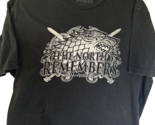 Game Of Thrones T-Shirt  Black &quot;The North Remembers&quot; Graphic, Size LG, P... - £9.03 GBP