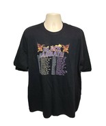 Black Sabbath Tour Dates Adult Black 2XL TShirt - $367.11 MXN