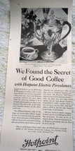 Hotpoint Electric Percolator Print Advertisements Art 1920s - $5.99