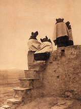 Hopi Women 15x22 Edward S.Curtis Native American Art Photo Hand Numbered Edition - £38.74 GBP