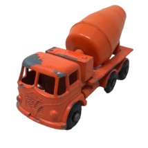 VTG Lesney Matchbox Foden Orange Cement Mixer England Made - $24.74