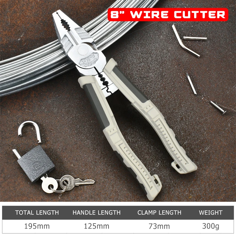 REIZ 8 Inch Combination Pliers Set Wire Stripping Cutter Insulated Termi... - $381.78