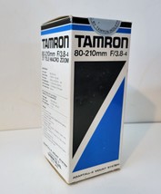 *** Boxed Tamron 80-210mm f/3.8-4 CF Tele-Macro Adaptall-2 Zoom Lens MMD... - $44.88