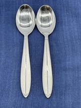 Cambridge Stainless Place Oval Soup Spoon 7 7/8 inch Lot of 2 CBS46 Sati... - $12.19