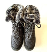 L.L. Bean Tek 2.5 Waterproof Fur Lined Suede Nylon Boots Size 6.5 - $68.38 CAD