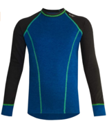 Watson&#39;s Boys Double Layer Thermal Top, Heather Blue/Black Sz S 7-8 NWT - £9.58 GBP