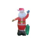 Santa Claus Lighted Inflatable 6 Ft Tall Christmas Yard Decor Electric - £37.95 GBP