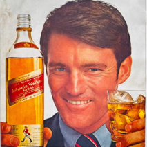 1970 Johnnie Walker Red Label Advertisement Vintage Scotch Distillery F15P - €21,47 EUR