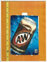 HVV Size A&amp;W Root Beer 12 oz CAN Soda Vending Machine Flavor Strip - £2.38 GBP