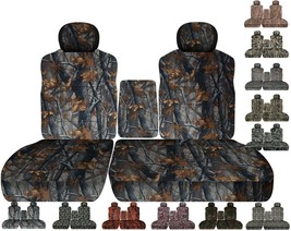 Truck seat covers fits GMC Sierra 1500 1995 to 1998 60/40 seat with console - £86.90 GBP