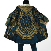 Ter mens cloak elephant royal mandala 3d full printing fleece hooded coat unisex casual thumb200