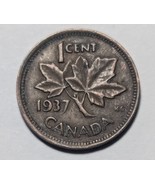1937 Canada 1 Cent Coin - $2.66 CAD