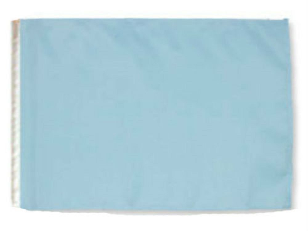 Advetising Solid Light Sky Blue 12&quot;x18&quot; Sleeved Polyester Garden Flags - $3.88
