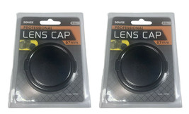 LOT OF 2 Bower 67mm Snap on Lens Cap for Nikon Canon Sony Tamron Lens - $8.90