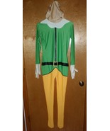 Buddy the Elf Costume Adult Christmas Halloween 2nd Skin Morphsuit BODY ... - £5.72 GBP