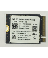 WD PC SN740 512GB SDDPTQD-512G M.2 2230 NVMe SSD For Steam Deck PC ROG Ally - $57.42