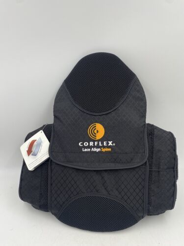 CORFLEX LACE ALIGN SPINE Brace Outlast Small/Medium Black NEW BUT NO PACKAGING - $53.41