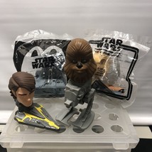 Star Wars Happy Meal Toy Lot Darth Vader Anakin Skywalker Chewbacca C-3PO - $12.19