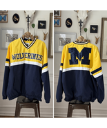 University of Michigan Wolverines NCAA 58 Sports Men&#39;s V-Neck Windbreake... - $58.54 CAD