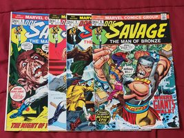Marvel Comics &quot;Doc Savage no#5/6/7/8 G.all 7.0 +(4pcs) - £9.55 GBP