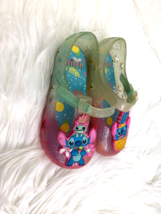 Lilo Stitch Girls Sz 8 Jelly Shoes Sandals Multicolor pink blue - £11.42 GBP