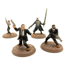 Agent Carr &amp; Krav Maga Agents 4 Painted Miniatures Heroscape - £33.03 GBP