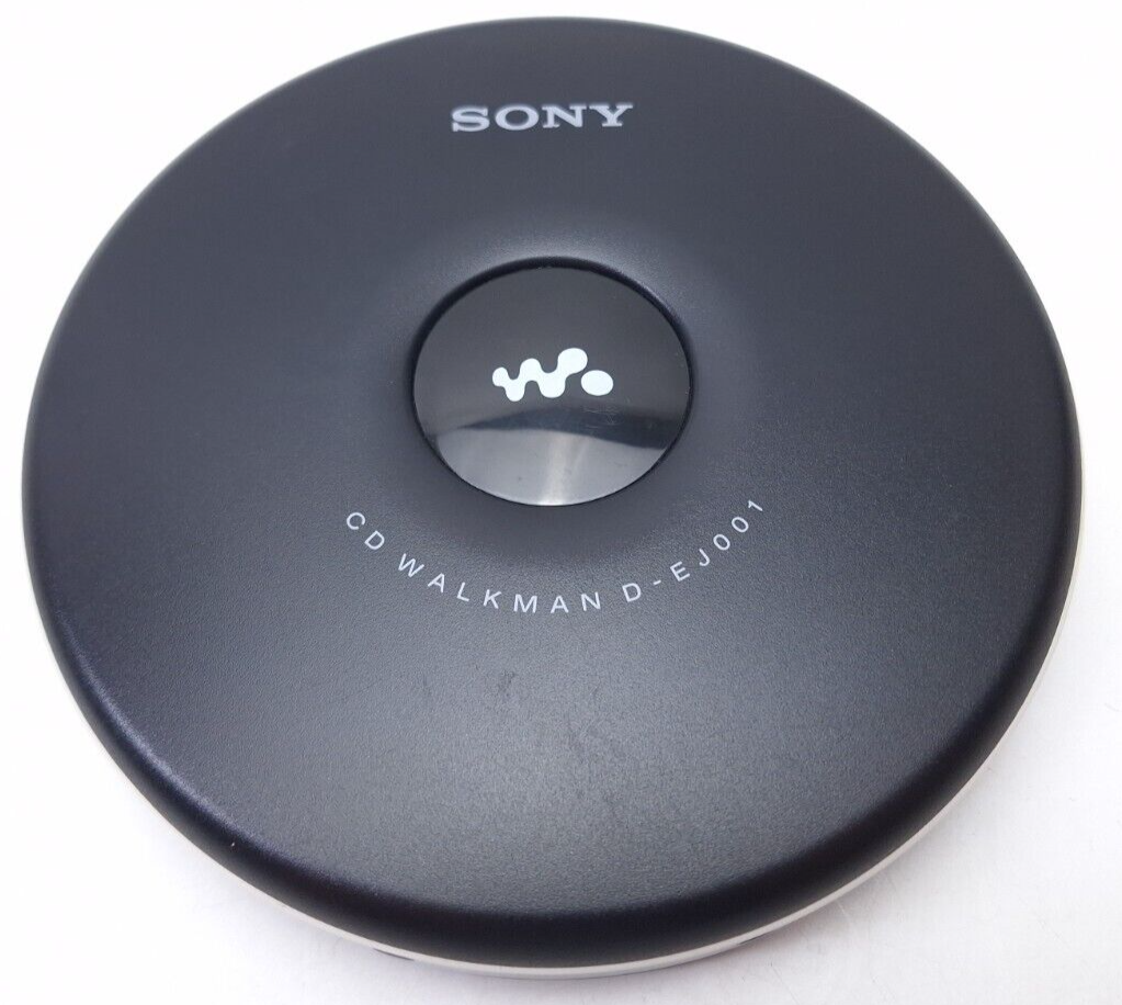 Sony CD Walkman D-EJ001 CD Player Black TESTED - $31.13