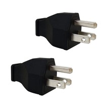 2 Pole 3 Wire Straight Blade Plug 15 Amp 125 Volt,Grounding Male Extensi... - $12.99