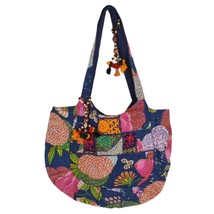 TRIBE AZURE Patchwork Boho Handbag Shoulder Bag Banjara Made in India Fa... - $33.87