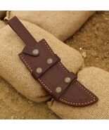 Brown Leather Sheath For Fixed Blade Knife Up To 7” Blade - $12.91