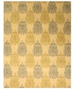 EORC T104IV8X10 Hand-Tufted Wool Royal Paisley Rug, 7&#39;9 x 9&#39;9, Ivory - $717.70