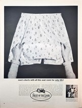 Fruit of the Loom Boxer Shorts Print Ad Ephemera Art Decor-1963 Vintage ... - €10,01 EUR
