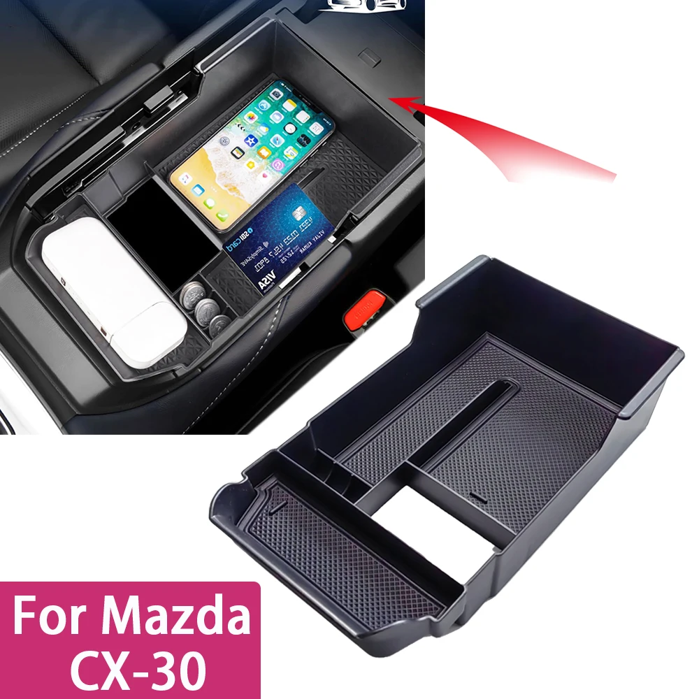 For Mazda CX-30 CX30 2019 2020 2021 2022 2023 Armrest Storage Box Center Console - £16.45 GBP