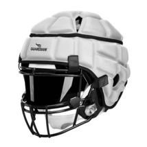 Guardian Football Cover Cap XT Soft-Shell Foam Padded Helmet Cover - White - $45.32 CAD