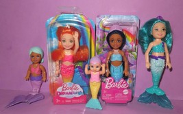 Barbie Chelsea Doll Lot Mermaid Dreamtopia Rainbow Cove Baby Sister NIB Toddler - $50.00