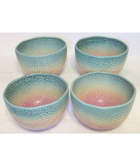 Decorative Textured Ceramic Bowls 4 Piece Set Multicolor 5 to 6 Inch Dia... - £43.15 GBP