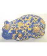 Chinese Sleeping Ceramic Cat Figurine Decorative - $27.39 CAD