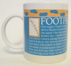Footprints In The Sand Mug Ceramic - £11.78 GBP