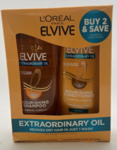 L&#39;Oreal Elvive Extraordinary Oil Shampoo &amp; Conditioner DUO - £14.37 GBP