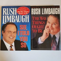 Rush Limbaugh Books See I Told You So The Way Things Ought To Be Hardcover - £3.97 GBP