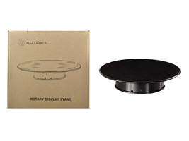 Rotary Display Turntable Stand Medium 10 Inches with Black Top for 1/64, 1/43... - £39.10 GBP
