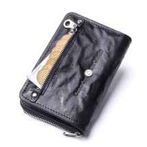  leather women wallets 2021 new female short zipper purses sheepskin wallet card holder thumb200