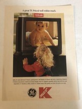 1992 Kmart GE Television Vintage Print Ad Advertisement PA2 - £6.24 GBP