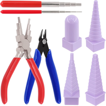 8Pcs Wire Looping Tool Set Including Wire Looping Mandrel, 6 in 1 Bail M - $813.78 MXN