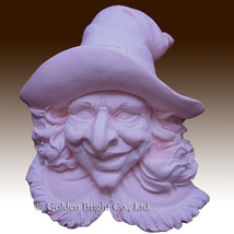 2D Silicone Soap/Clay Mold-Witch Portrait No 2- buy from original designer - $24.75