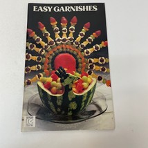 Easy Garnishes Cookbook Paperback Book Constance Quan International Cooking 1986 - £9.74 GBP