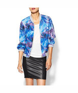 RHYME LOS ANGELES Vera Printed Jacket Blue/purple swirl paisley XS NEW - $28.00