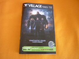 Fantastic 4 Four - Cinema Movie Program Leaflet from Greece - $20.00