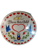 HEX SIGN 16&quot; JACO ZOOK , Bless This Child Vintage Folk Art Wall Hanging ... - £17.62 GBP